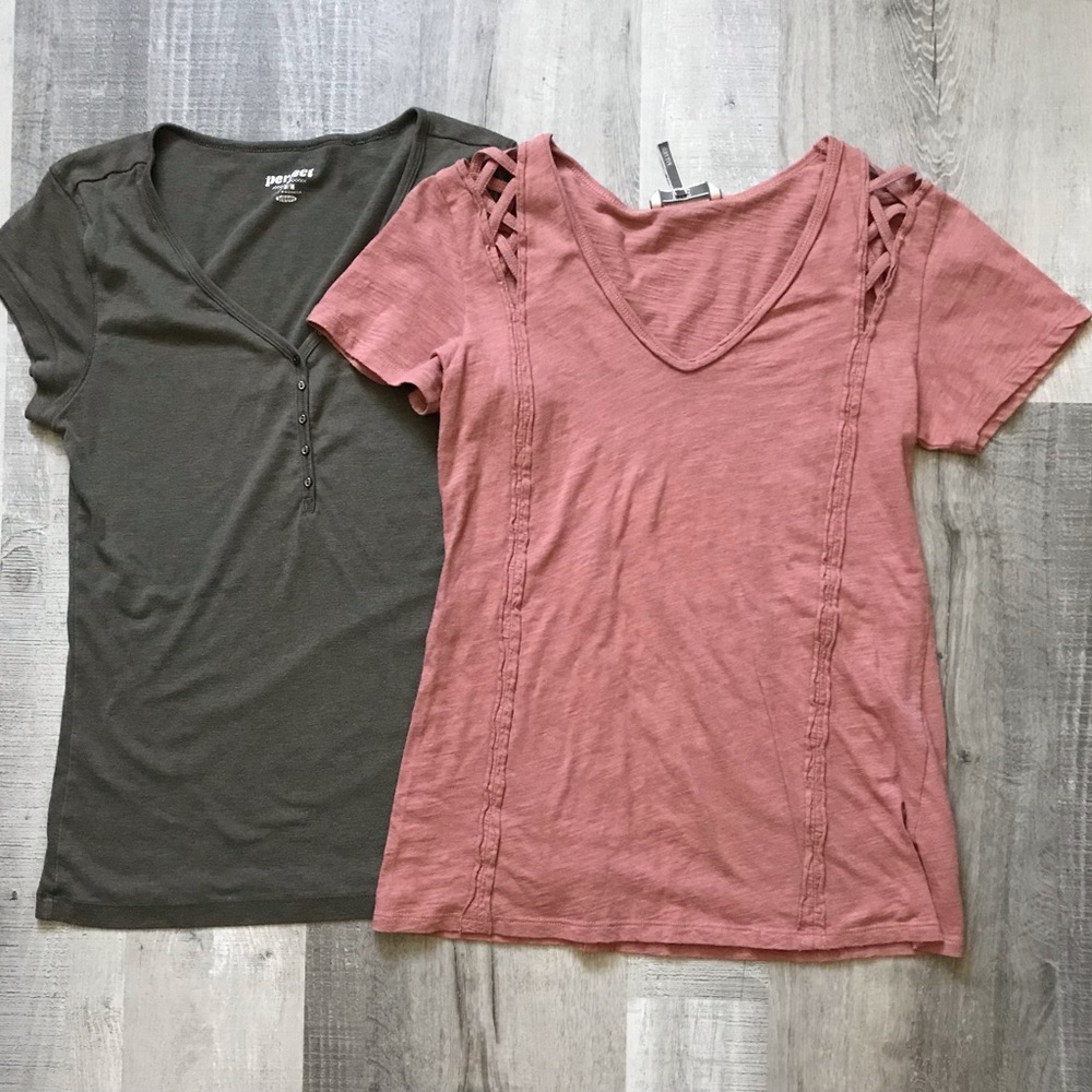 BKE and Old Navy Short-Sleeve Size M
